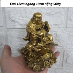 Tượng Di Lặc cưỡi thiềm thừ cao 12 ngang 10 sâu 8 - Đồng Đông Sơn