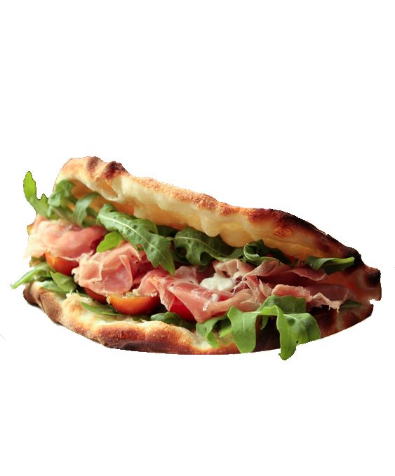 Parma ham & Burrata Pizza Sandwich