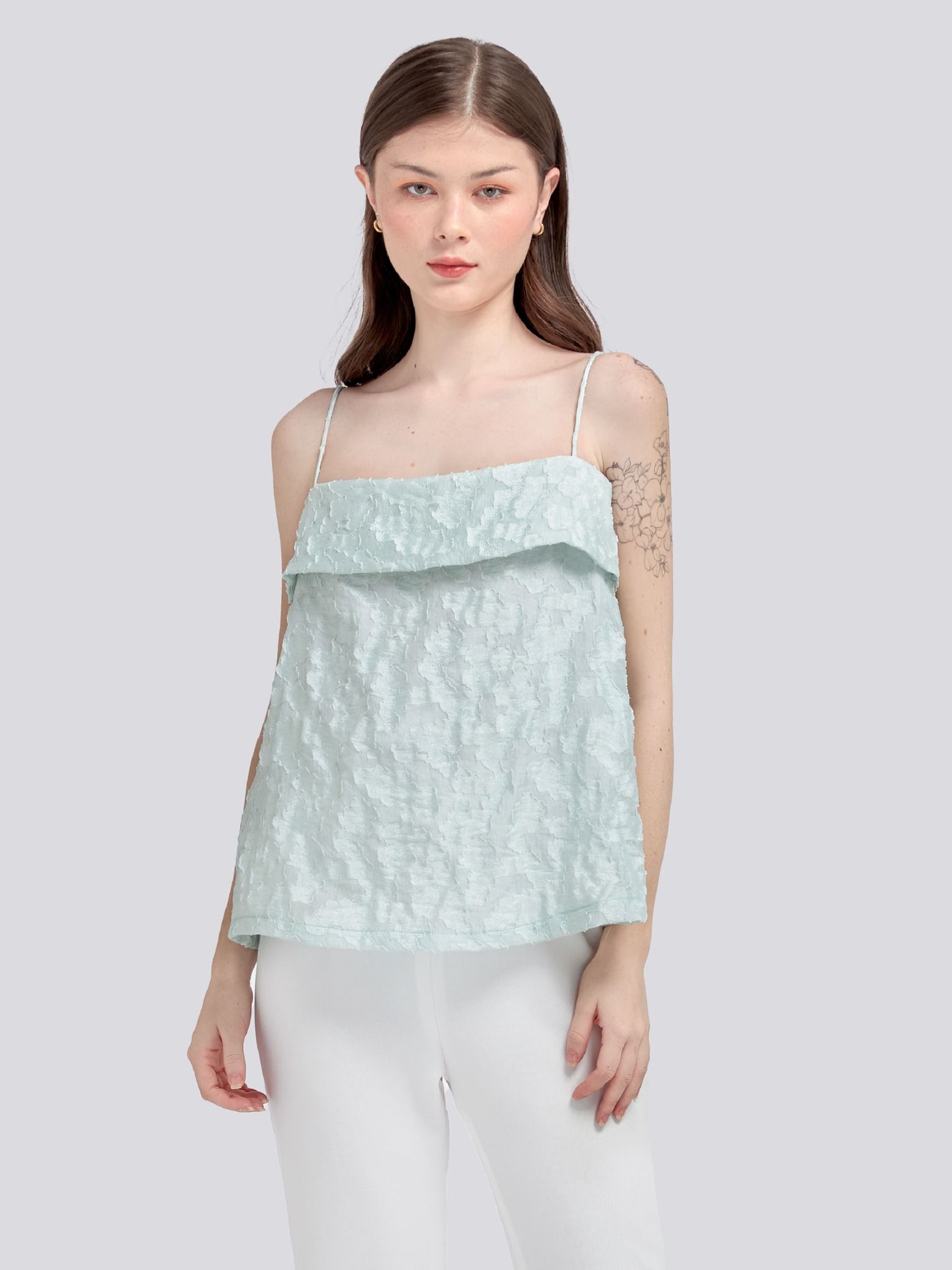 Áo Kiểu Clorina Xanh Mint