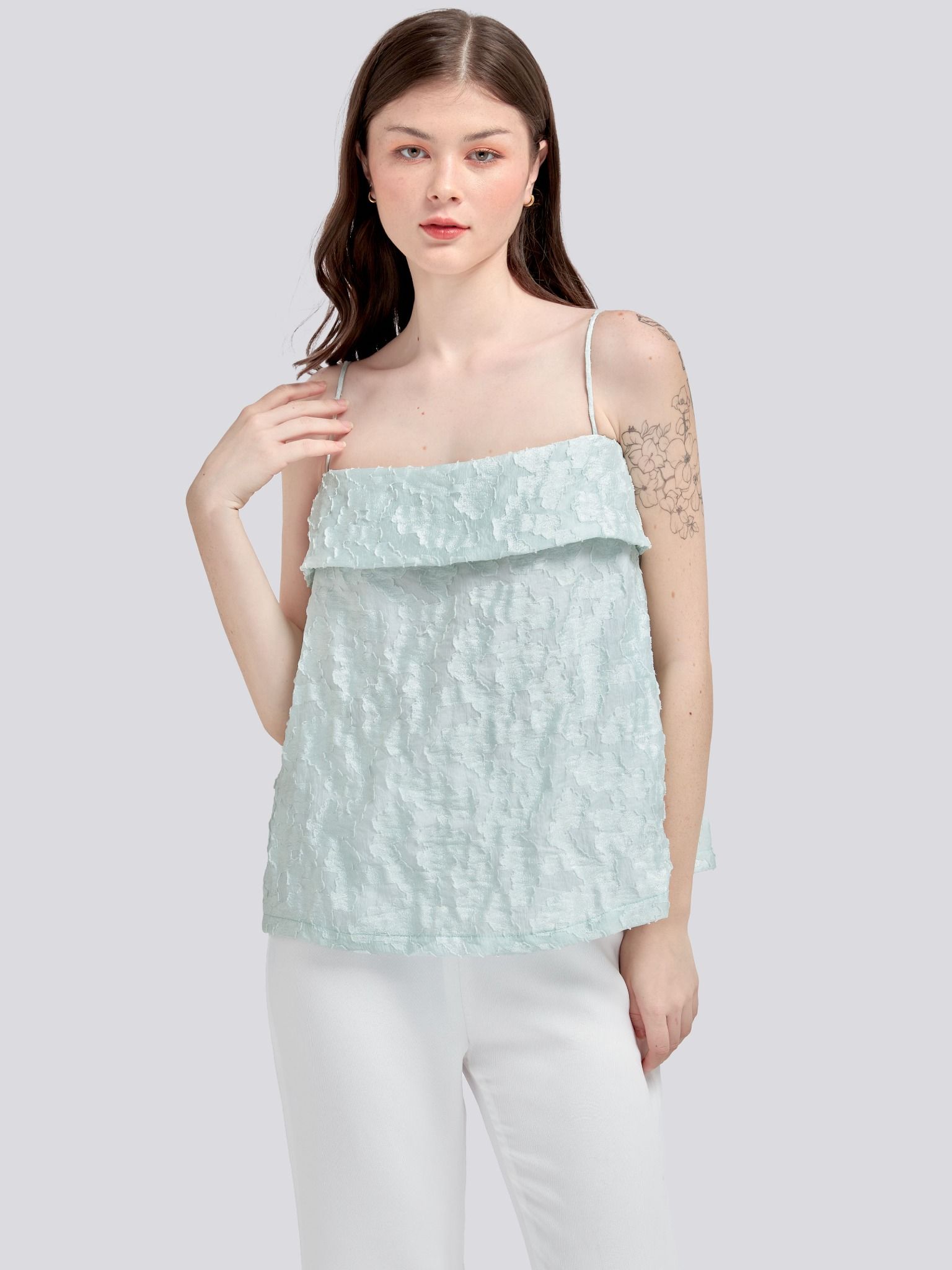 Áo Kiểu Clorina Xanh Mint