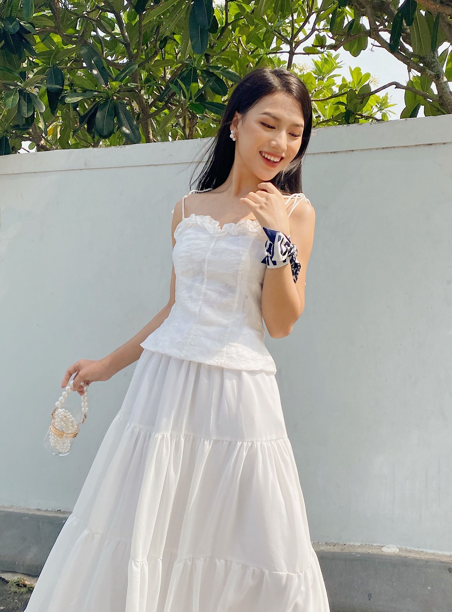 Kirany Skirt - White