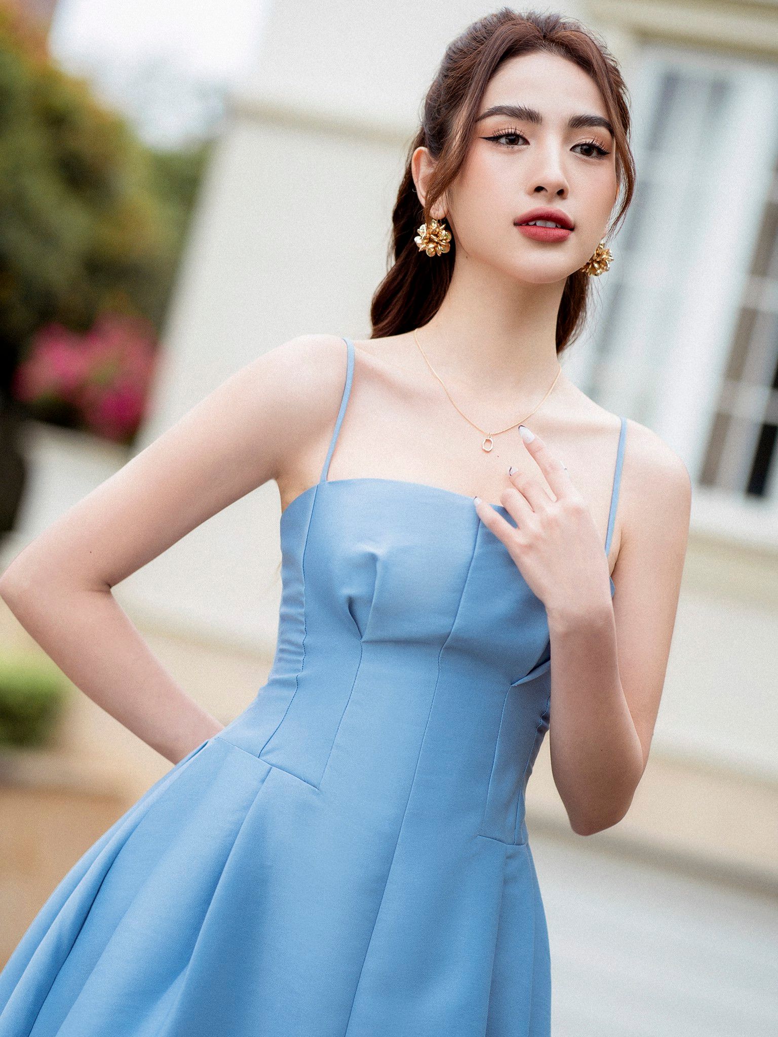 Swan Strap Dress