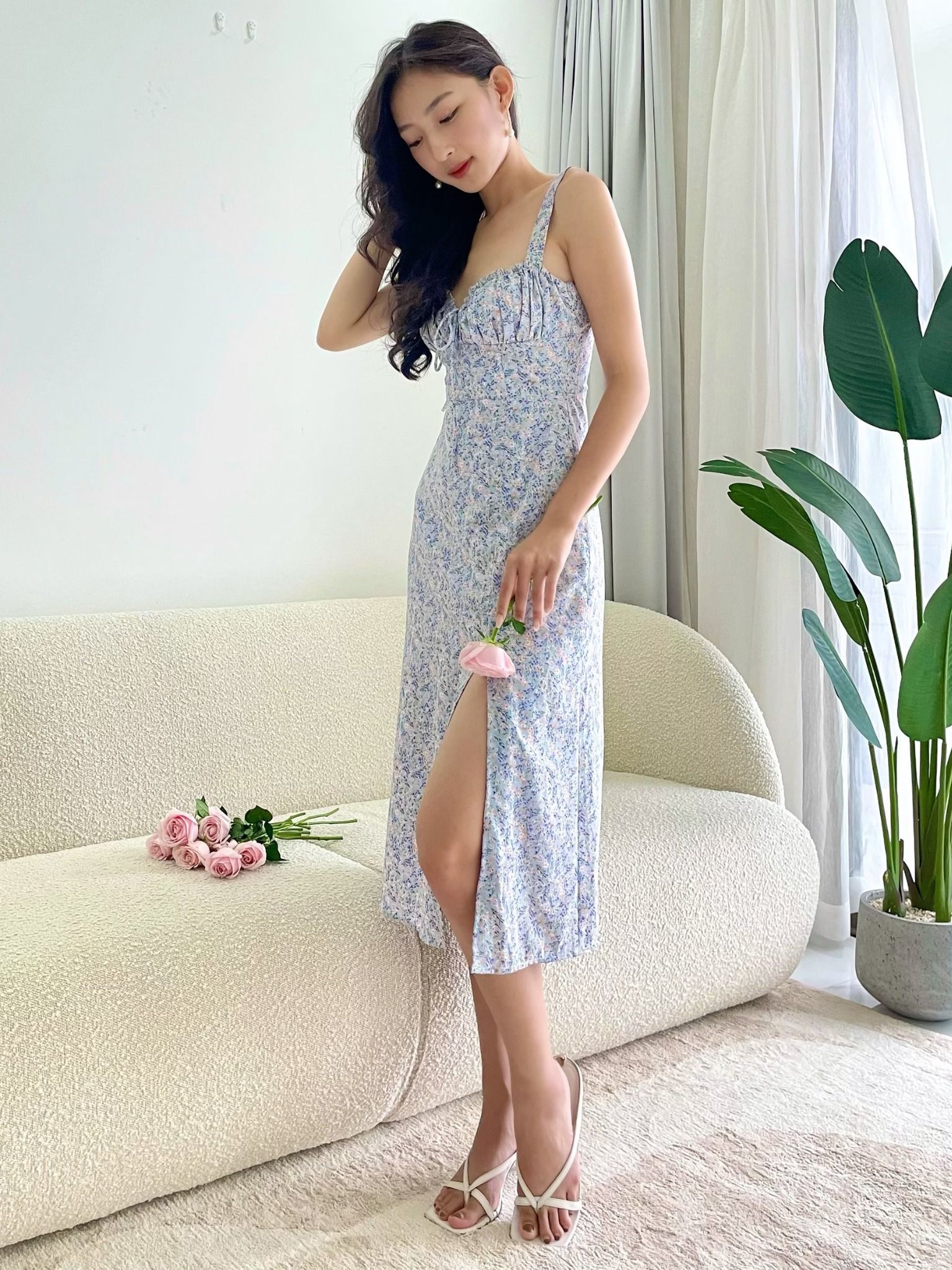 Lanis Dress - Blue