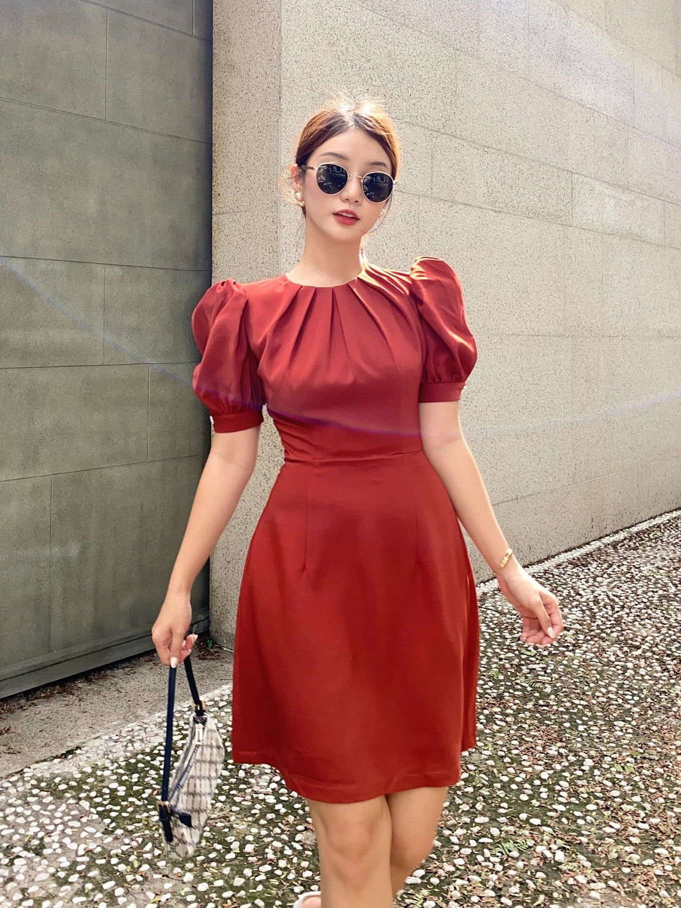 Winary Dress - Orange