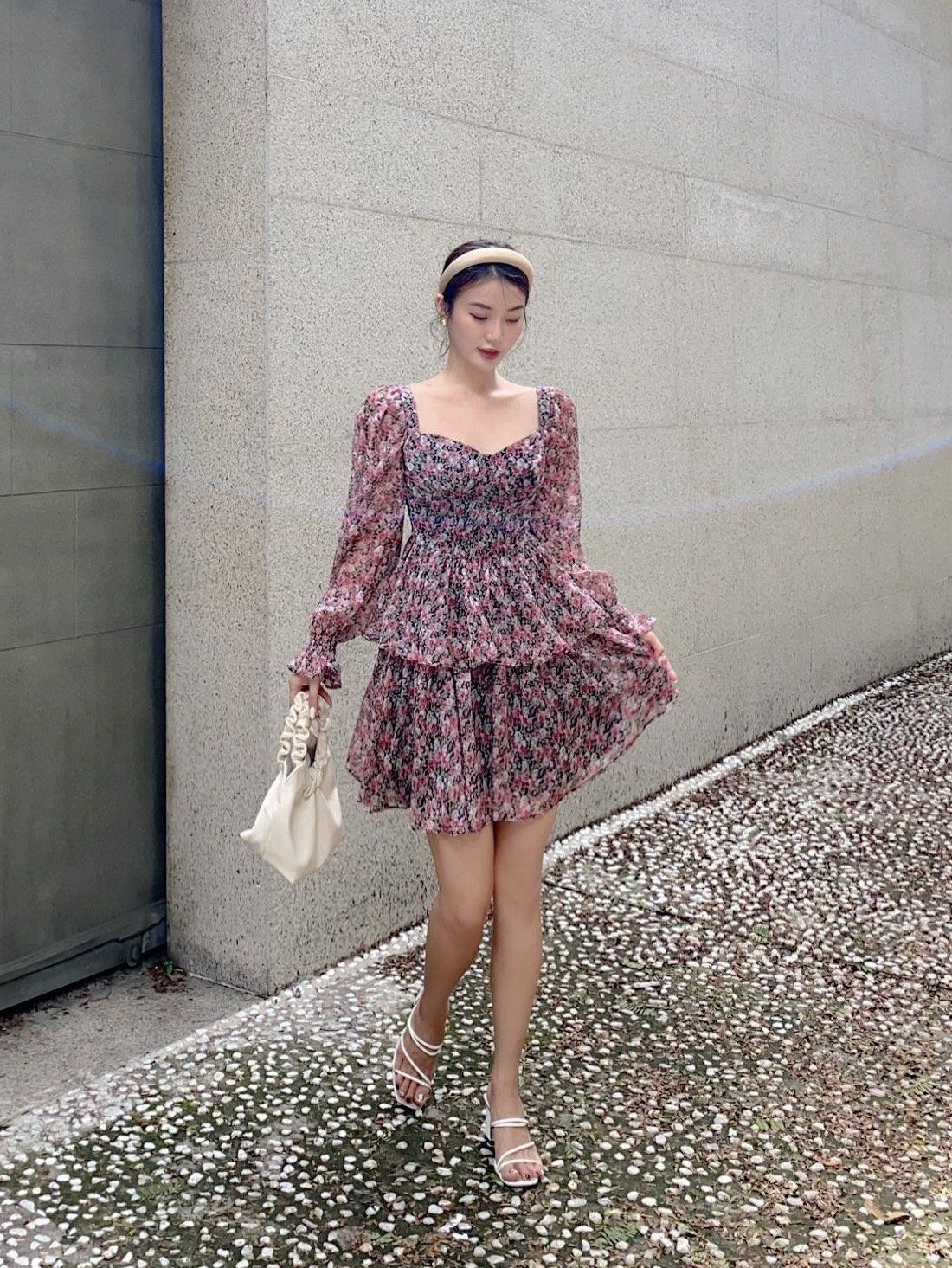 Krinis Dress - Red Flower