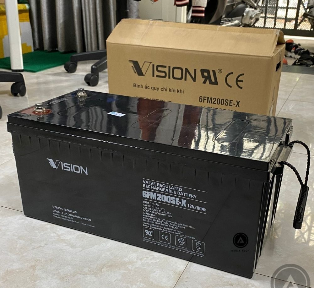 Ắc quy Vison 6FM200SE-X (12V-200Ah)
