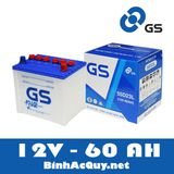  Bình ắc quy nước GS 12V-60AH | Mã 55D23L 