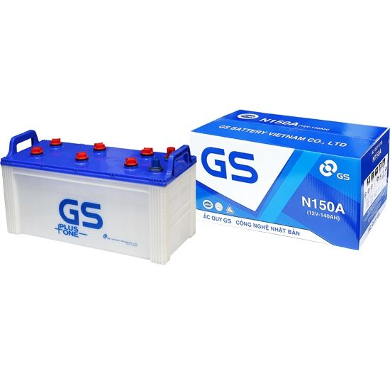 Bình ắc quy nước GS 12V-140AH | Mã N150A