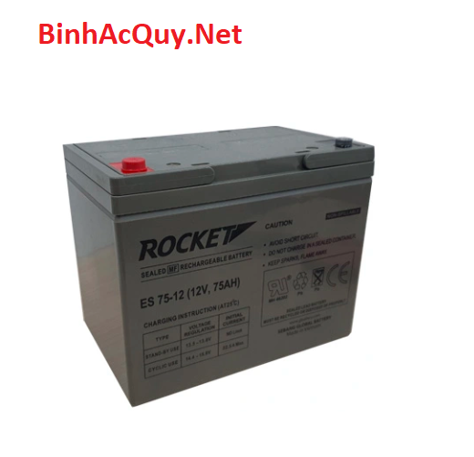 Ắc quy Rocket ES 75-12 (12V-75AH)
