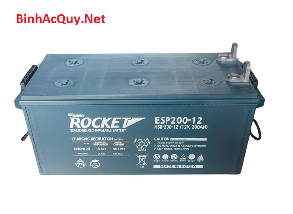  Ăc quy Rocket ESP200-12 (12V-200AH) 