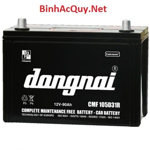 Bình ắc quy khô Đồng Nai 12V-90AH | Mã CMF 105D31R