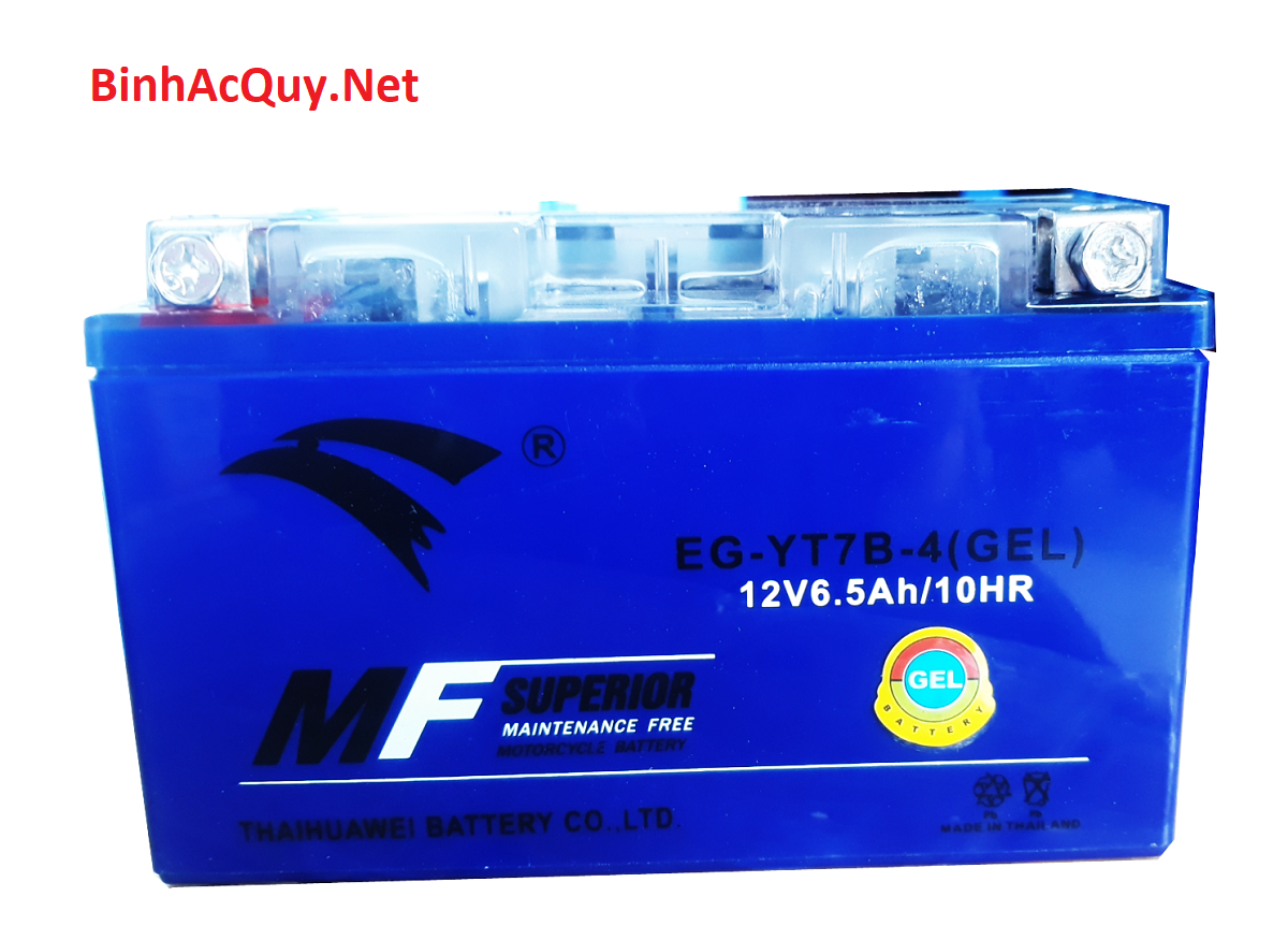 Bình ắc quy EG YT7B-4 (12V-6.5AH)