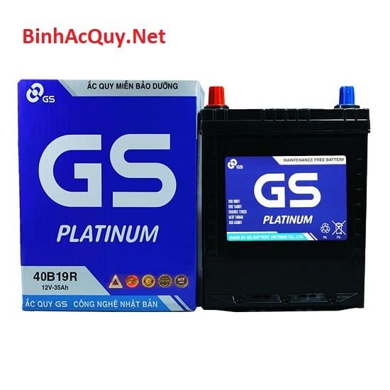 Bình ắc quy khô GS 12V-35AH | Mã MF 40B19R