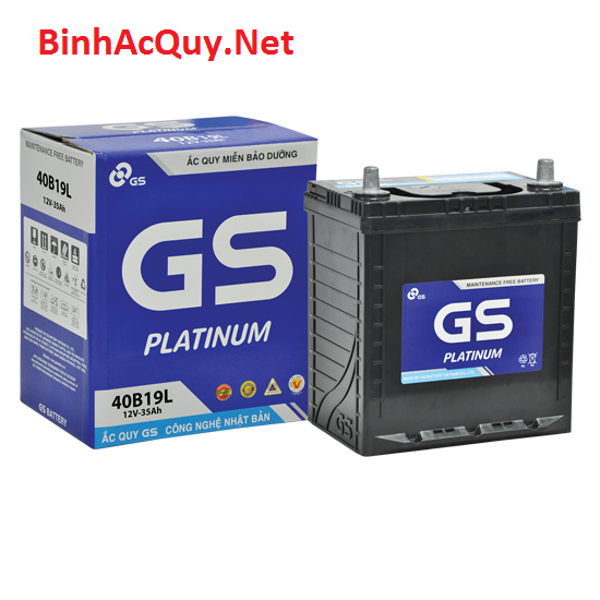 Bình ắc quy khô GS 12V-35AH | Mã MF 40B19L