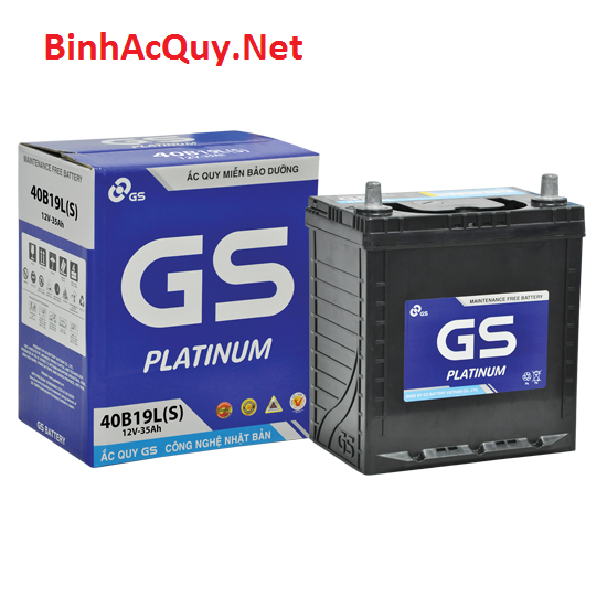 Bình ắc quy Khô GS 12V-35AH | Mã MF 40B19L(S)