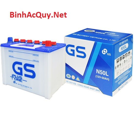Bình ắc quy nước GS 12V-50AH | Mã N50L