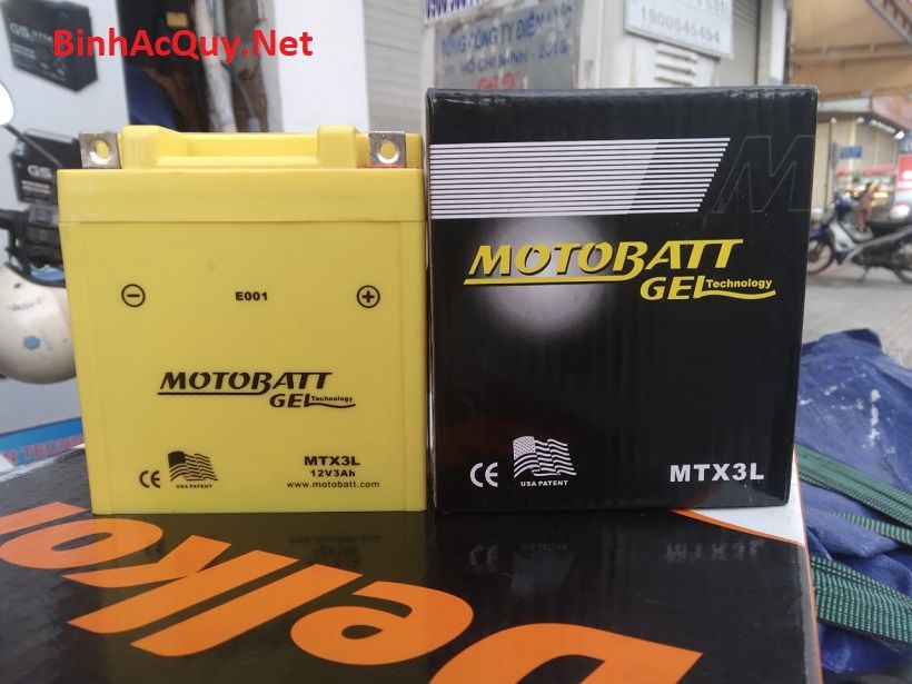  Ắc quy Motobatt MTX3L (12V-3AH) 