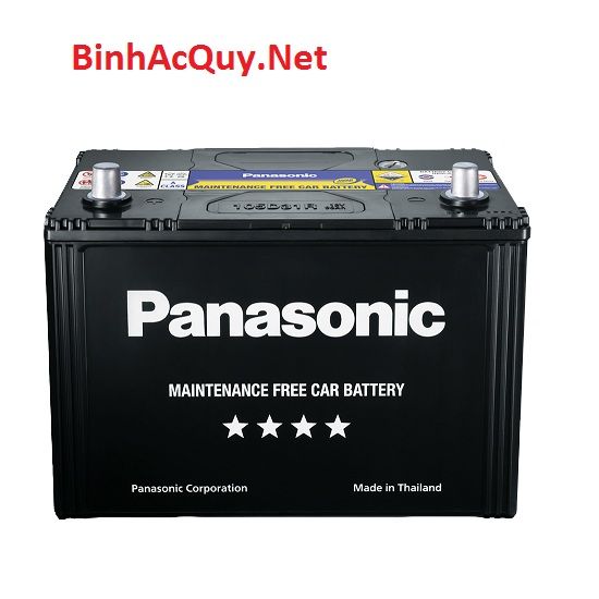 Bình ắc quy khô vỏ đen Panasonic 12V-60Ah | Mã N-70D23R-FH