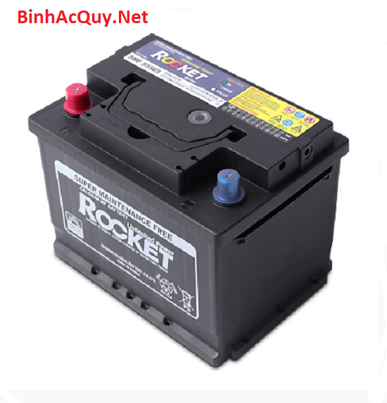 Bình ắc quy khô Rocket 12V-55AH | Mã SMF 55565