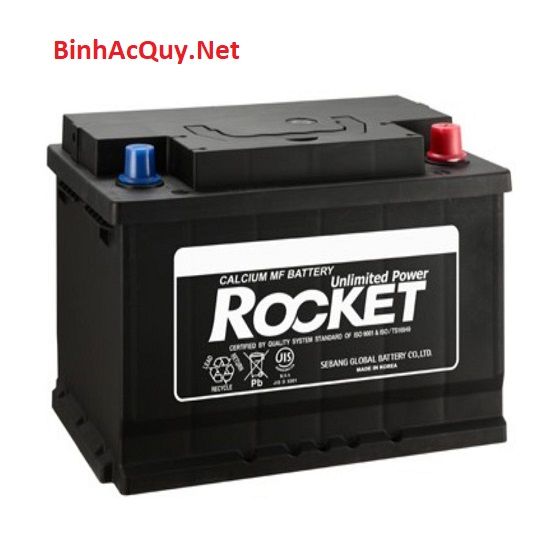 Bình ắc quy khô Rocket 12V-60Ah | Mã SMF 55D23R