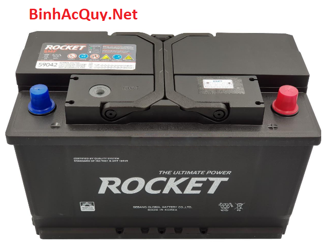  Bình ắc quy khô Rocket 12V-90AH | Mã SMF DIN 59042 