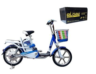 Bình ắc quy xe đạp điện Globe 12V-12AH | Mã WP12-12SE