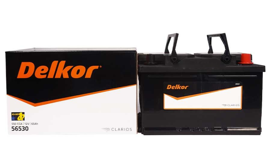 Bình ắc quy khô Delkor 12V-65AH | Mã DIN 56530