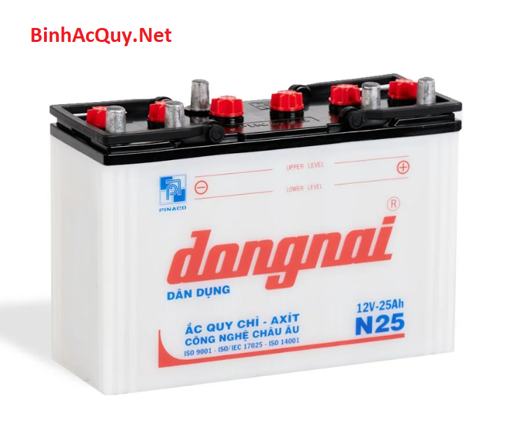  Bình ắc quy nước Đồng Nai 12V-25AH | Mã N25 