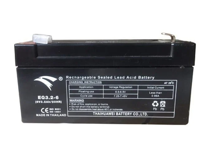 Ắc quy EG3.2-6 (6V-3.2AH)