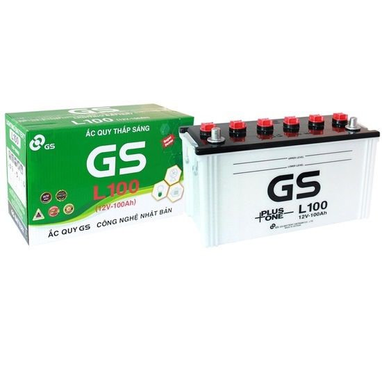 Bình ắc quy nước GS 12V-100AH | Mã L100