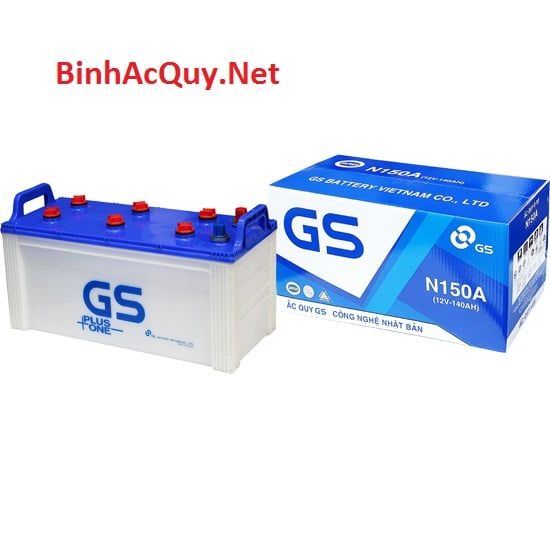 Bình ắc quy nước GS 12V-140AH | Mã N150A