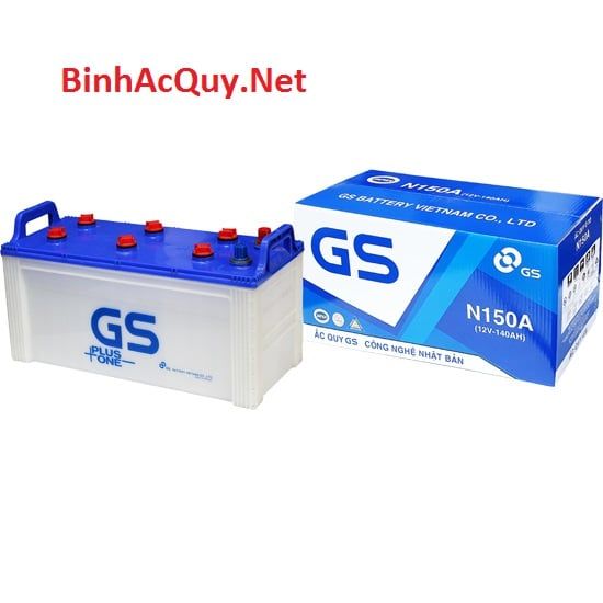  Bình ắc quy nước GS 12V-140AH | Mã  N150A 