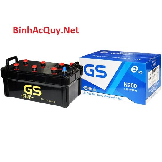 Bình ắc quy nước GS 12V-200AH | Mã N200