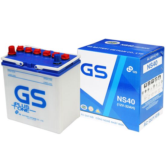 Bình ắc quy nước GS 12V-32Ah | Mã NS40