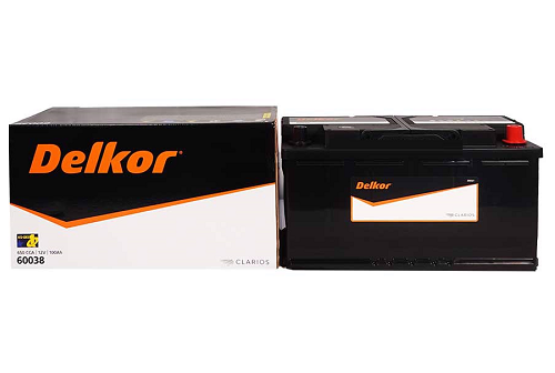 Bình ắc quy khô Delkor 12V-100AH | Mã DIN 60038