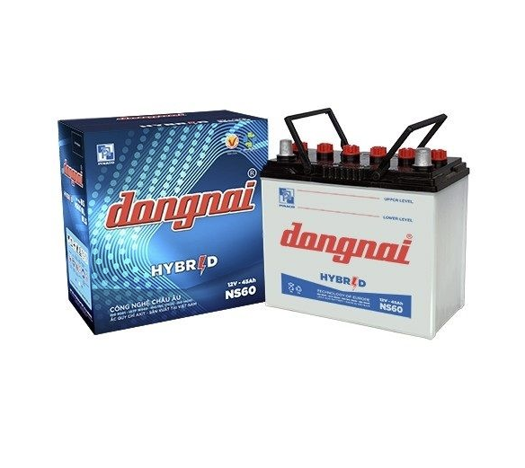 Bình ắc quy nước Đồng Nai 12V-45Ah | Mã NS60