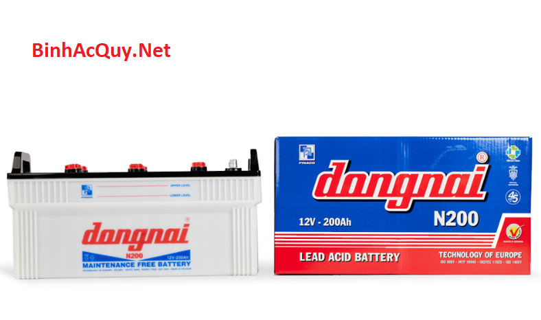 Bình ắc quy nước Đồng Nai 12V-200AH | Mã N200