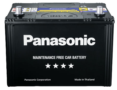  Bình ắc quy khô vỏ đen Panasonic 12V-65AH | Mã N-80D23R-BA 