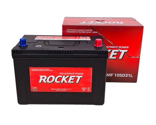 Bình ắc quy khô Rocket 12V-90AH | Mã SMF 105D31L
