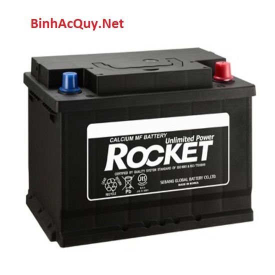 Bình ắc quy khô Rocket 12V-65AH | Mã SMF 75D23L