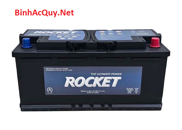 Bình ắc quy khô Rocket 12V-105AH | Mã AGM L6
