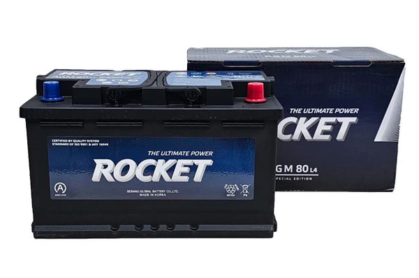  Bình ắc quy khô Rocket 12V-80AH | Mã AGM L4 