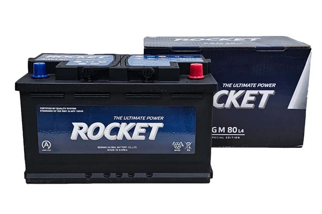 Bình ắc quy khô Rocket 12V-80AH | Mã AGM L4