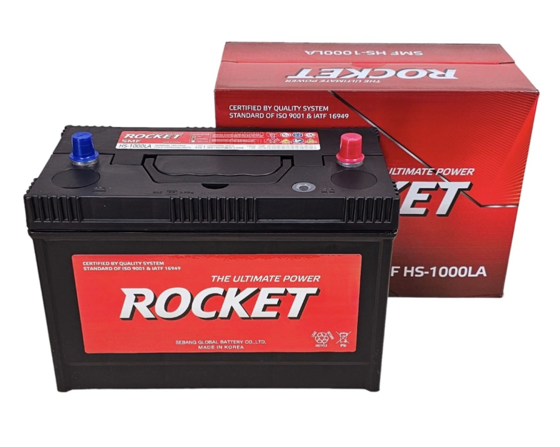 Bình ắc quy khô Rocket 12V-100AH | Mã HS-1000LA
