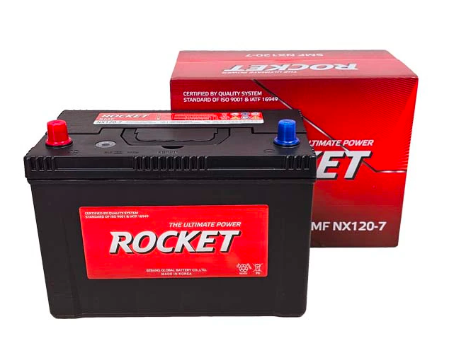  Bình ắc quy khô Rocket 12V-90AH | Mã NX120-7L 