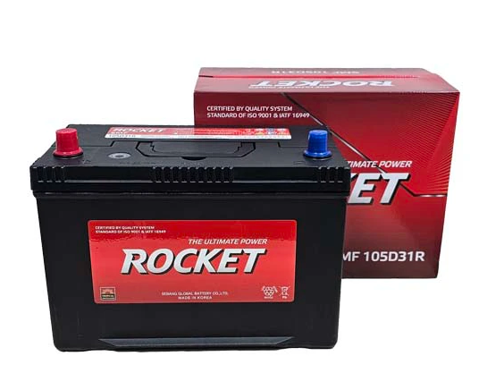 Bình ắc quy khô Rocket 12V-90AH | Mã SMF 105D31R