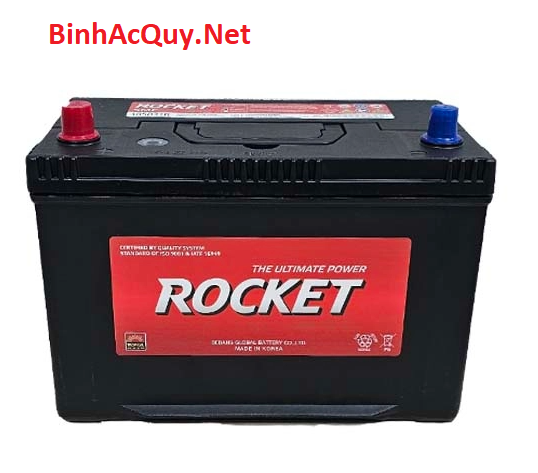 Bình ắc quy khô Rocket 12V-90AH | Mã SMF 105D31R
