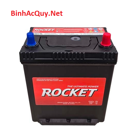 Bình ắc quy khô Rocket 12V-42Ah | Mã SMF 44B19L