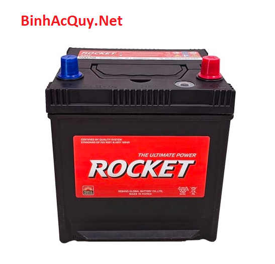 Bình ắc quy khô Rocket 12V-50AH | Mã SMF 50D20L