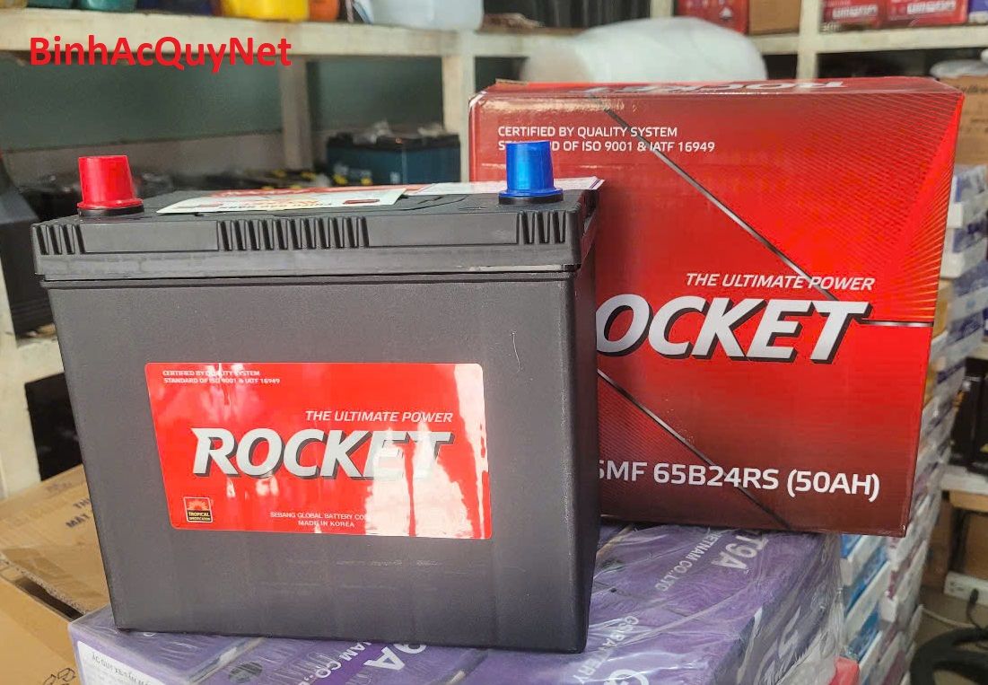 Ắc quy Rocket SMF 65B24RS (12V-50AH)